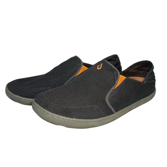 OluKai Nohea Mesh Slip On Sneakers Casual Comfort Shoes Gray Men 8.5 - Picture 1 of 9